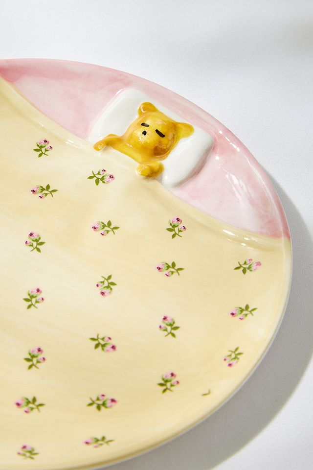 Adorable Vintage Teddy Bear Plates