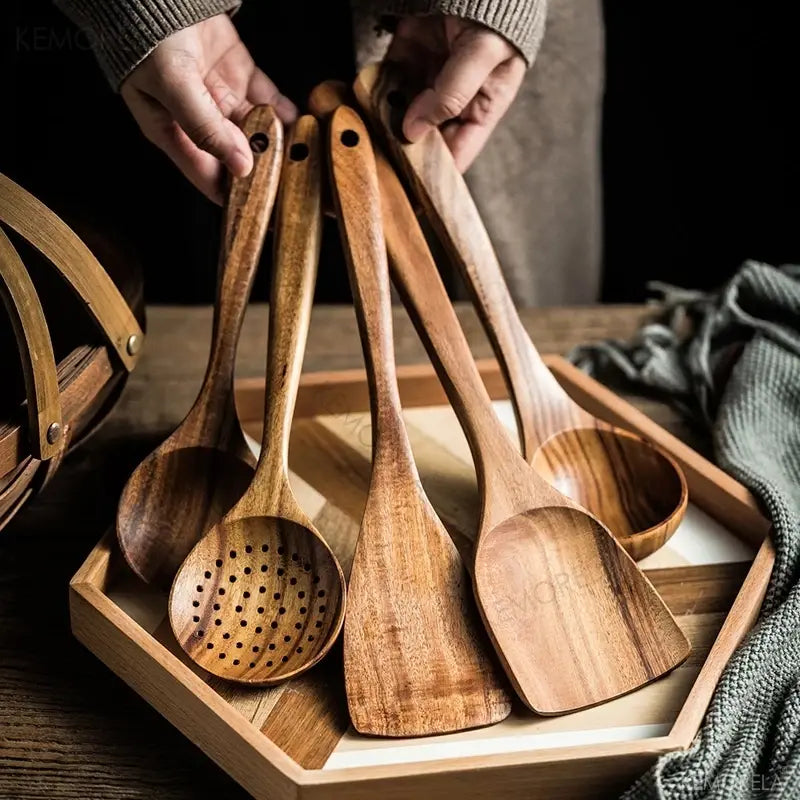 Natural Wood Spoon sets