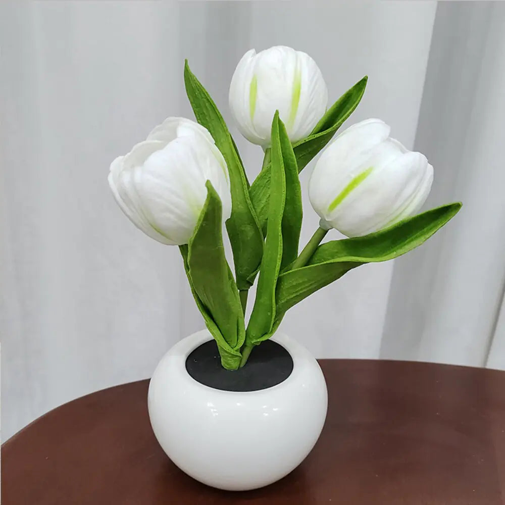 LED Tulip Flower Pot Lamp