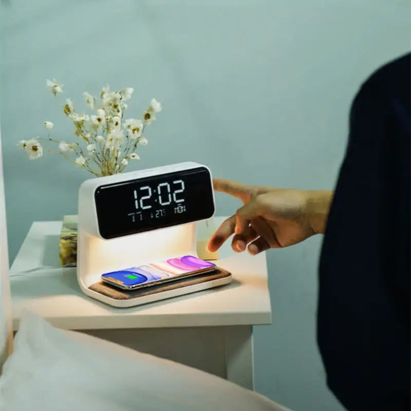 3 In 1 LCD screen Alarm Clock