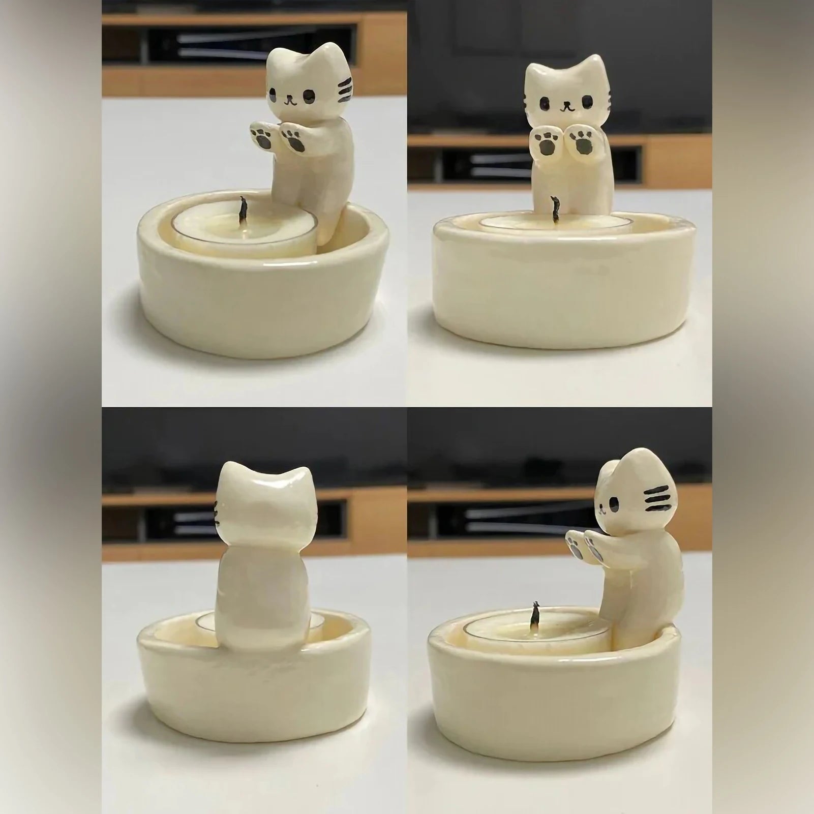 Kitten Candle Holder