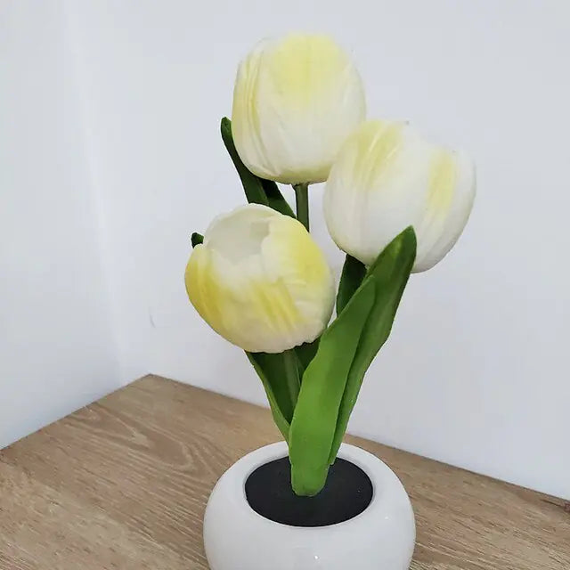 LED Tulip Flower Pot Lamp