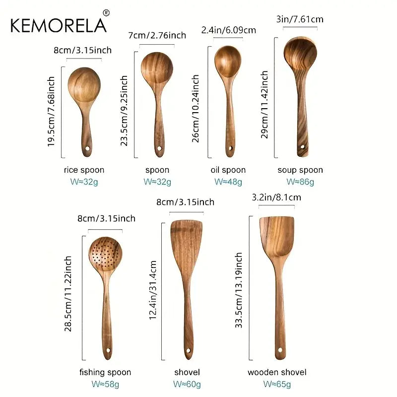 Natural Wood Spoon sets