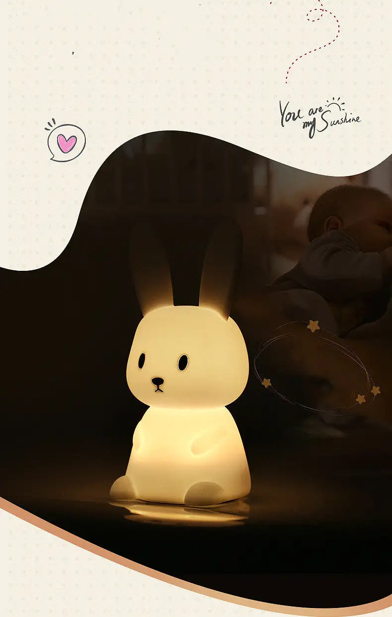 Rabbit Silicone LED Bedside Lamp