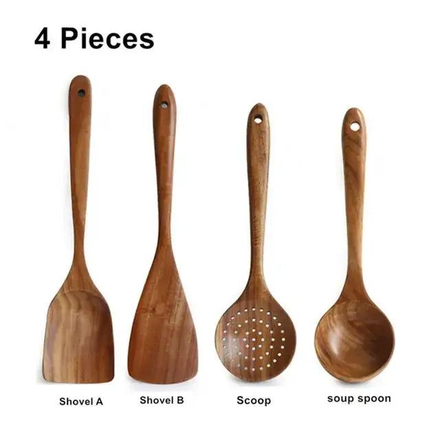 Natural Wood Spoon sets