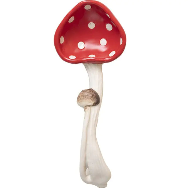 Ceramic Red Mushroom Cups