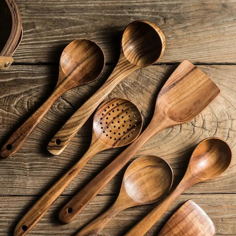 Natural Wood Spoon sets